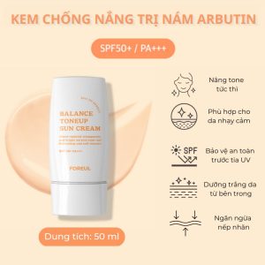 Kem chống nắng nâng tone Balance Tone Up Sun Cream Foreul 50ml