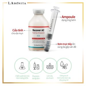 [Tặng Toner AC] Tinh Chất Tràm Trà Giảm Mụn Phục Hồi Da La Bonita Recover AC Tea Tree Ampoule 40ml