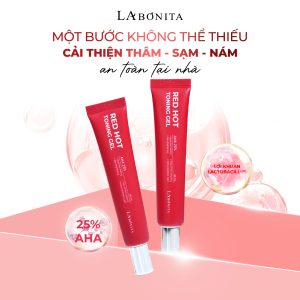 (Dạng Tuýp) Peel da Labonita Red Hot Toning Gel AHA 25%+Lợi khuẩn Lactobacillus 30ml