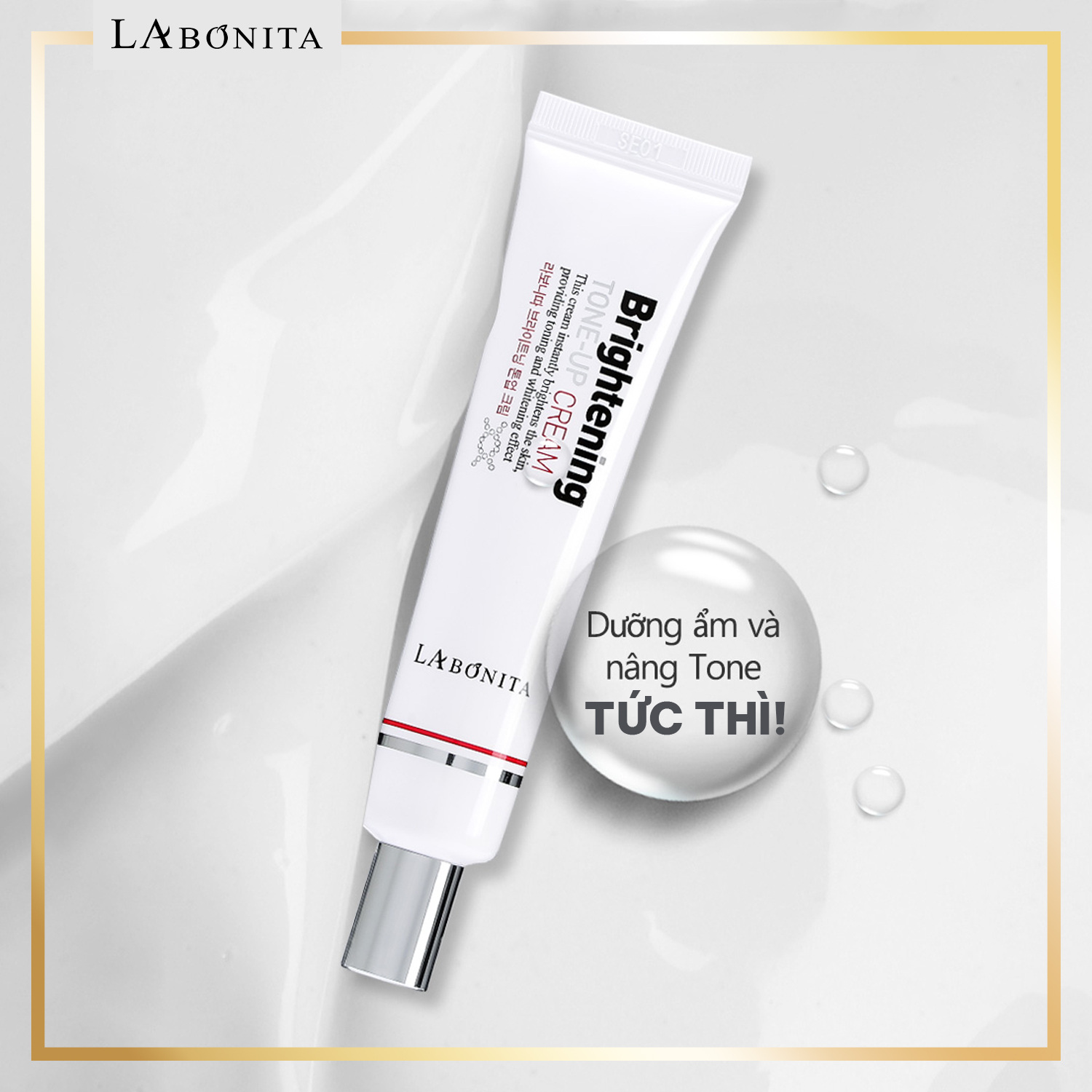 Kem Dưỡng Sáng Da Và Nâng Tone Da La Bonita Brightening Tone-Up Cream 40ml