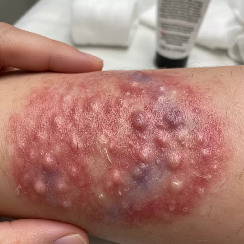 Dấu hiệu da bị tổn thương và kích ứng do sử dụng mỹ phẩm chứa corticoid