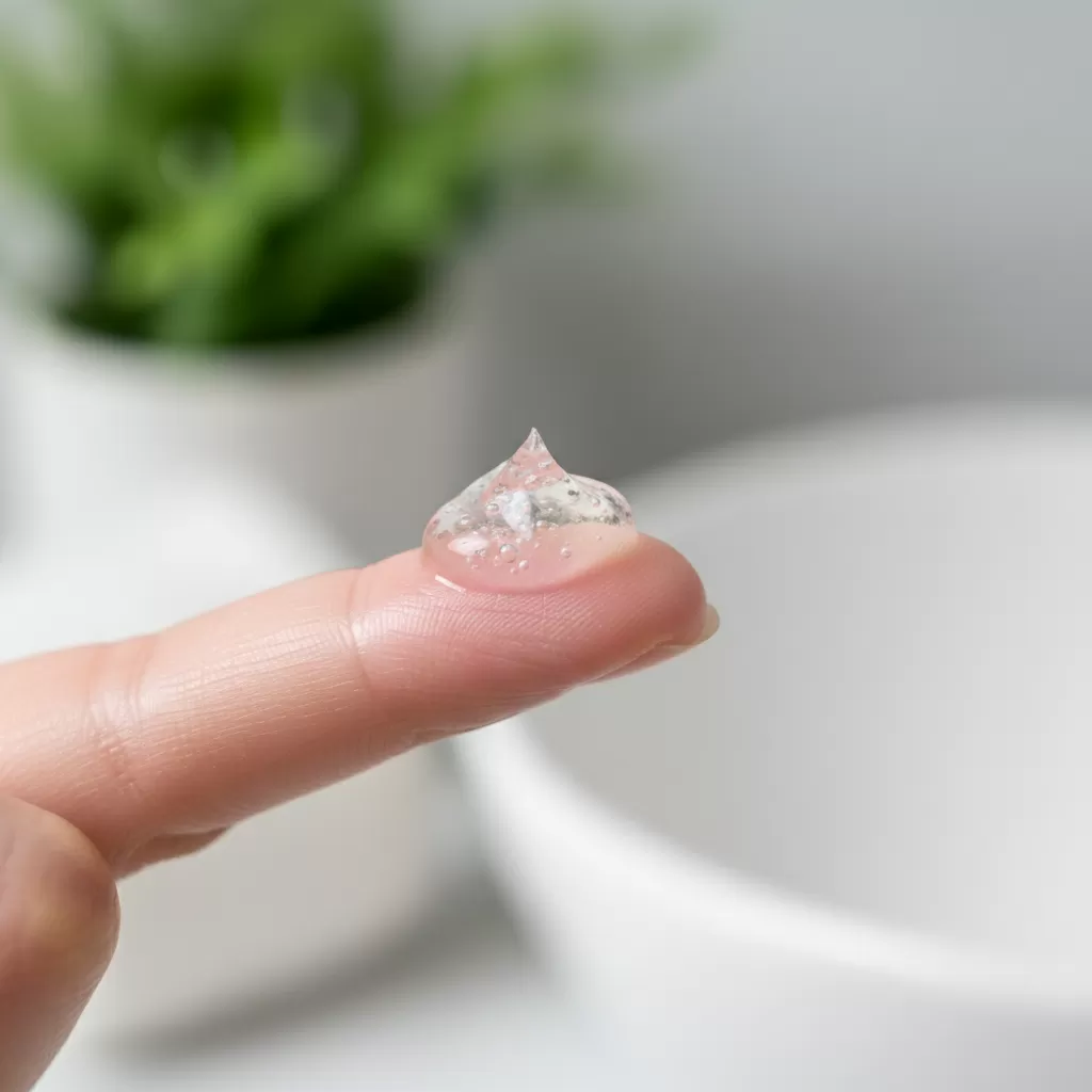 Kết cấu dạng gel giúp dưỡng chất thẩm thấu nhanh mà không gây bết dính