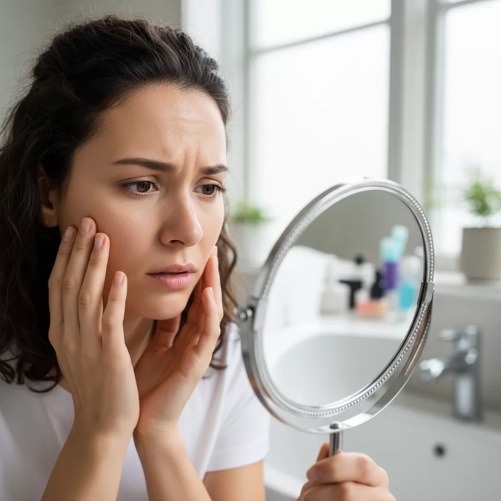 Tình trạng bóng nhờn khiến nhiều người e ngại việc sử dụng kem dưỡng ẩm