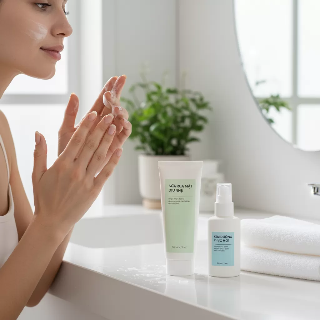 Tối giản quy trình chăm sóc da là bước đầu tiên để phục hồi hàng rào bảo vệ