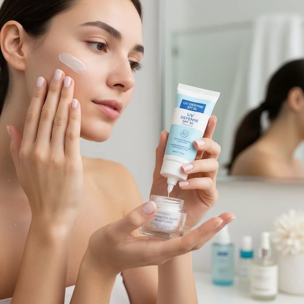 Chống nắng và dưỡng ẩm là hai bước không thể thiếu khi sử dụng AHA