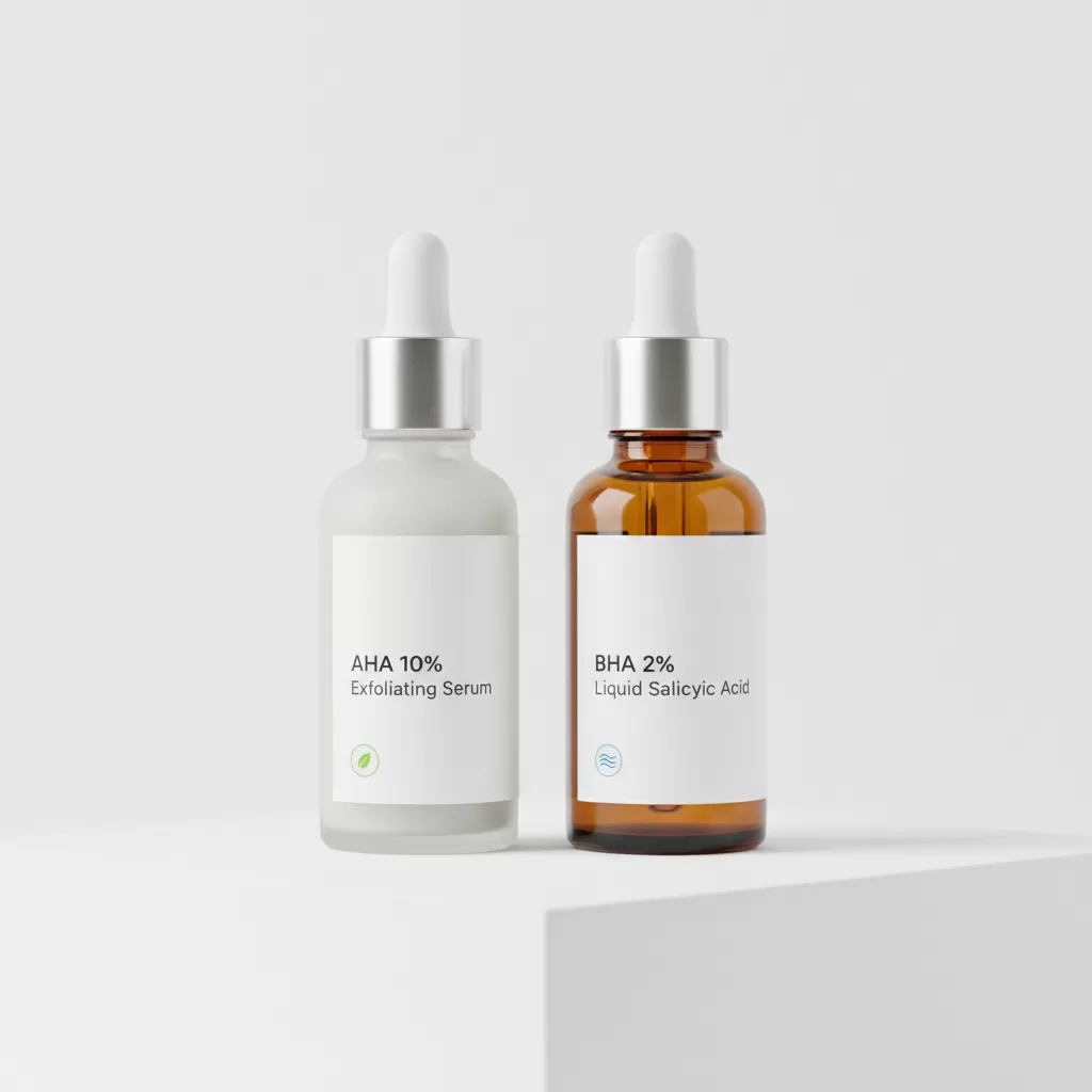 Lựa chọn giữa AHA và BHA là bước quan trọng để bắt đầu quy trình chăm sóc da chuyên sâu