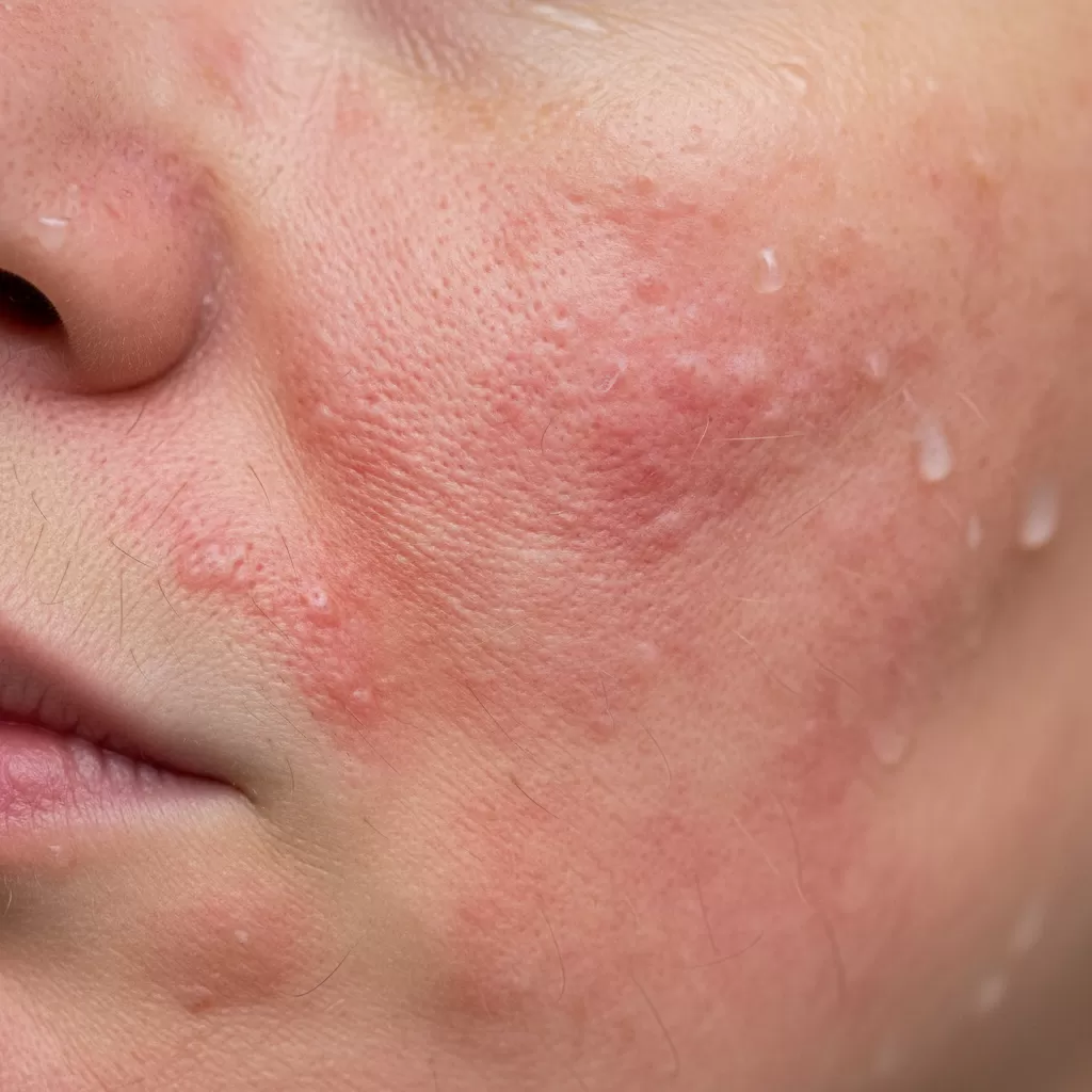 Làn da trở nên nhạy cảm và ửng đỏ là dấu hiệu cảnh báo việc tẩy tế bào chết quá mức