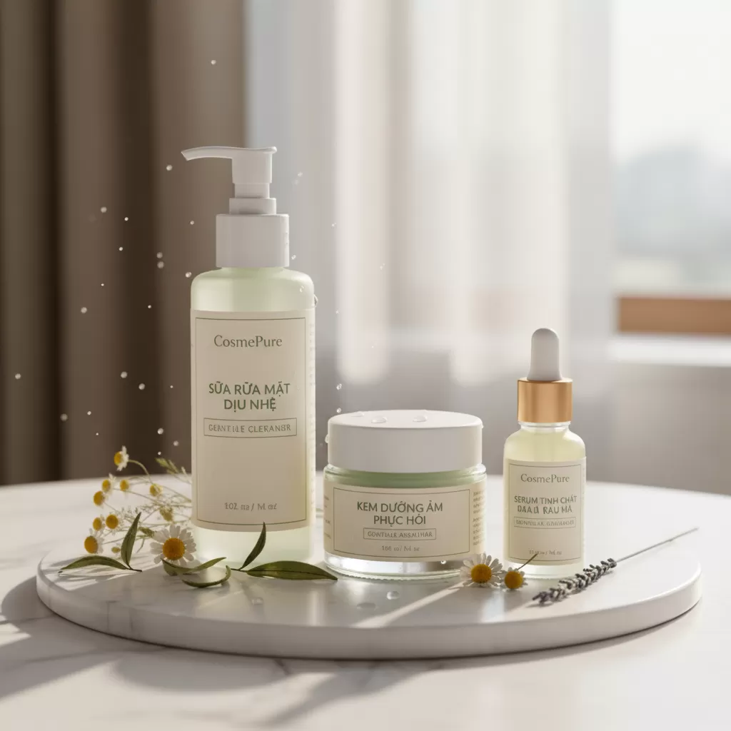 Sử dụng sản phẩm có bảng thành phần tối giản giúp da phục hồi nhanh hơn