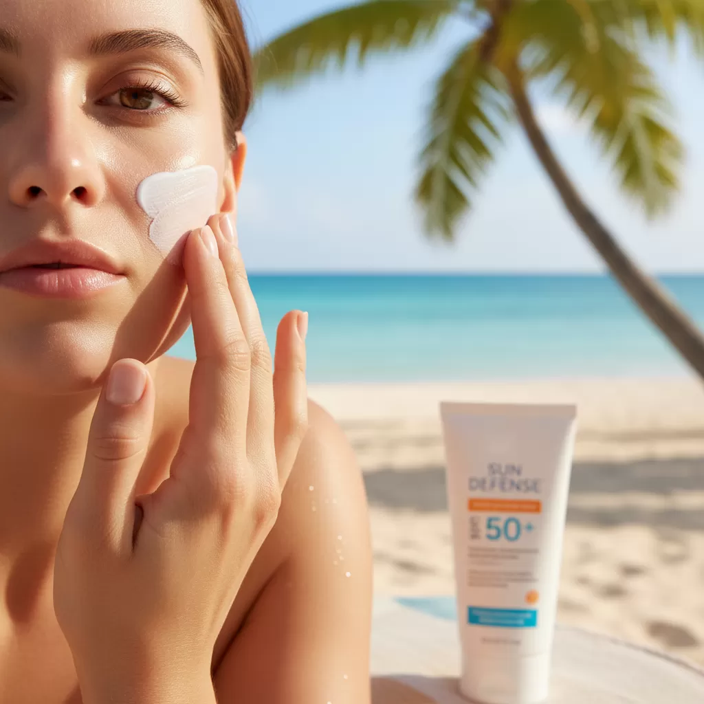 Sử dụng kem chống nắng hàng ngày là điều kiện tiên quyết để bảo vệ thành quả dưỡng trắng