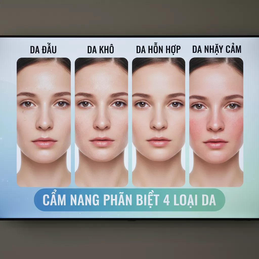 Xác định đúng loại da giúp bạn lựa chọn sản phẩm dưỡng da phù hợp và hiệu quả