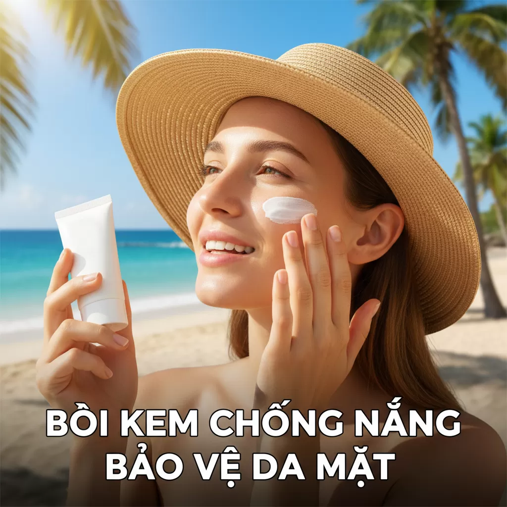 Sử dụng kem chống nắng hàng ngày là bước bắt buộc để bảo vệ thành quả dưỡng da