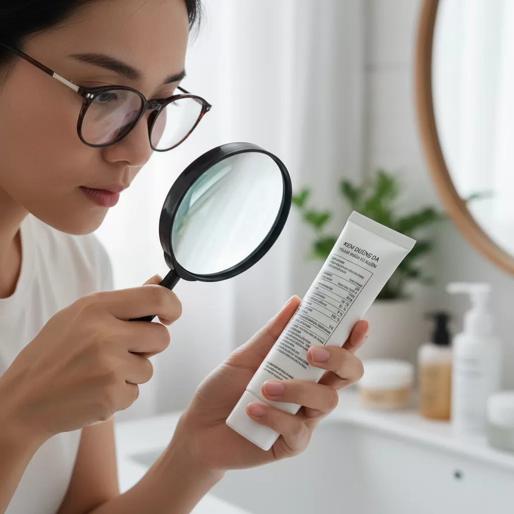 gemini_image_1770830198-1-1 Phân tích bảng thành phần giúp tránh xung đột giữa các hoạt chất dưỡng da