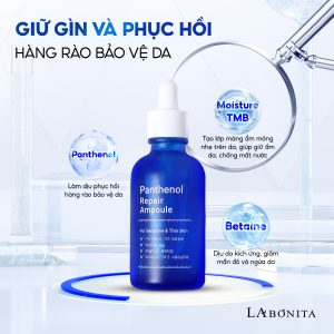 Tinh Chất Hỗ Trợ Phục Hồi Làm Dịu Da La Bonita Panthenol Repair Ampoule 50ml