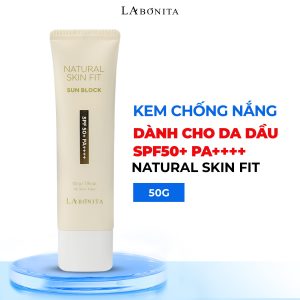 Kem Chống Nắng La Bonita Natural Skin Fit Sun Block SPF50+ PA++++