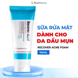 Sữa Rửa Mặt Cho Da Dầu Mụn La Bonita Recover Acne Foam Cleanser 100ml