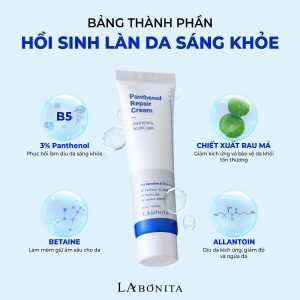 KEM DƯỠNG PHỤC HỒI VITAL PANTHENOL REPAIR CREAM LA BONITA 50ML