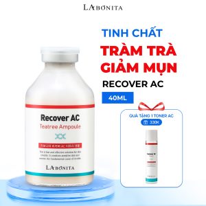 [Tặng Toner AC] Tinh Chất Tràm Trà Giảm Mụn Phục Hồi Da La Bonita Recover AC Tea Tree Ampoule 40ml