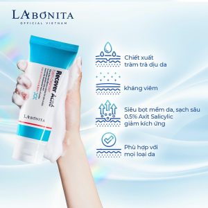 Sữa Rửa Mặt Cho Da Dầu Mụn La Bonita Recover Acne Foam Cleanser 100ml