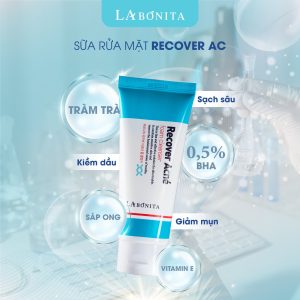Sữa Rửa Mặt Cho Da Dầu Mụn La Bonita Recover Acne Foam Cleanser 100ml