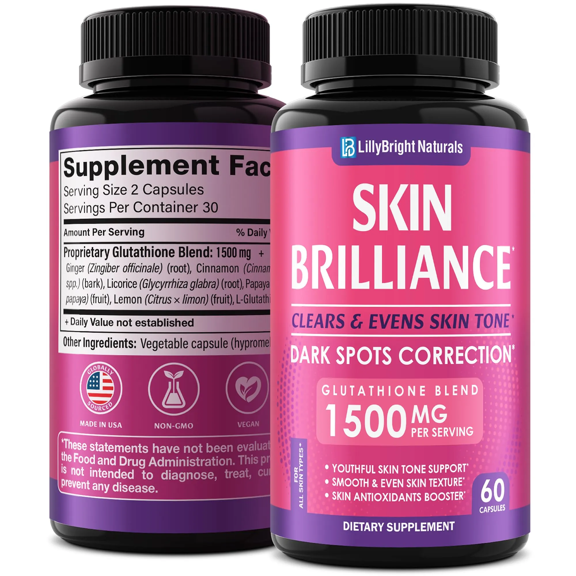 Sự kết hợp giữa Glutathione và Vitamin C là công thức vàng cho làn da trắng sáng