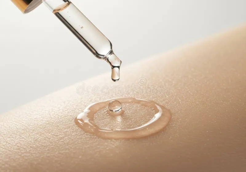 applying-serum-skin-dropper-skincare-treatment-close-up-serum-drop-falling-skin-dropper-emphasizing-383948306 Thoa Serum trên nền da ẩm là bí quyết tối ưu hóa hấp thụ