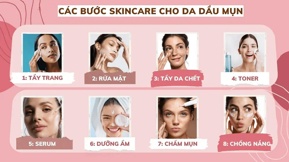 Thiết lập quy trình chăm sóc da khoa học là bước đệm quan trọng trong điều trị mụn