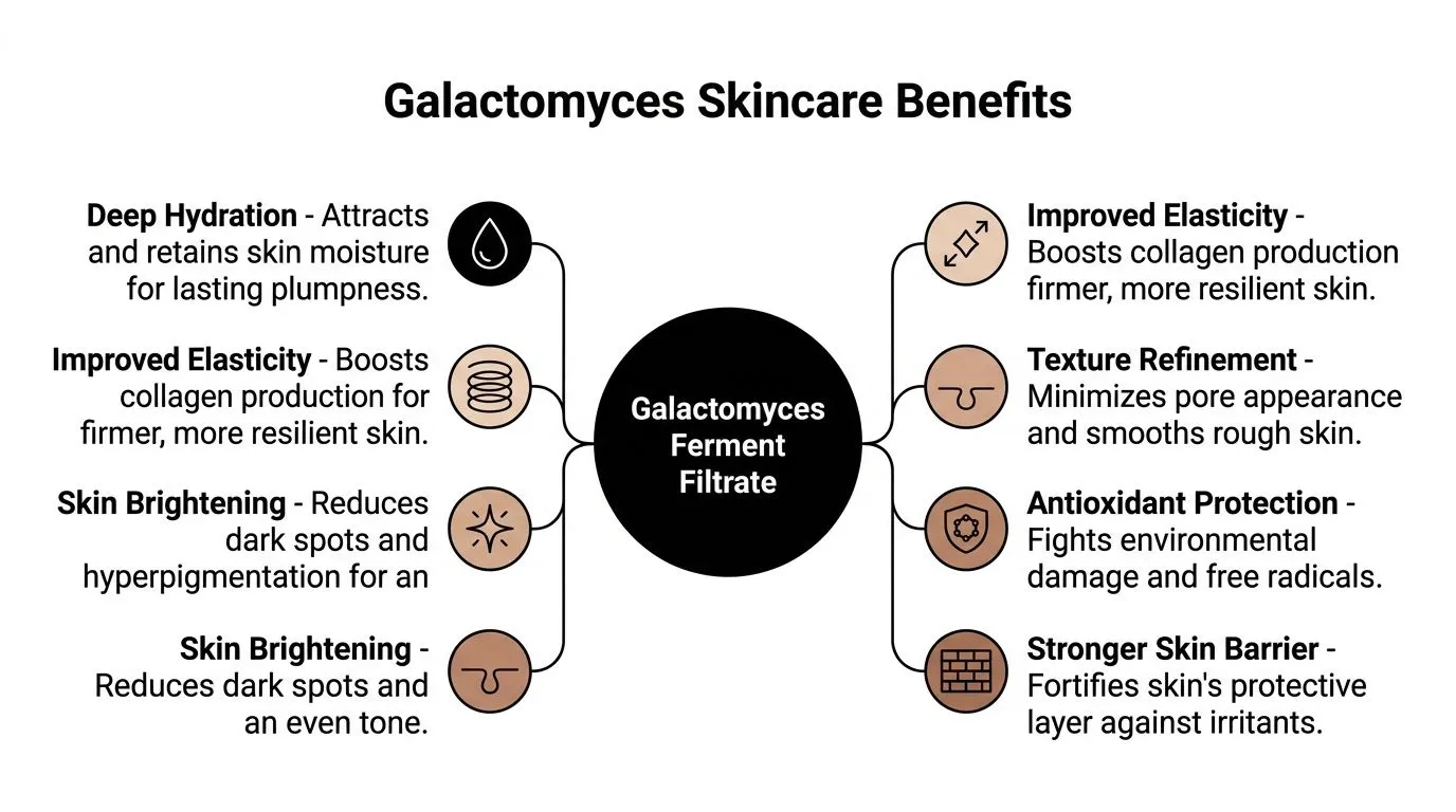 Cấu trúc phân tử siêu nhỏ của Galactomyces chứa đựng hàm lượng vitamin và axit amin dồi dào