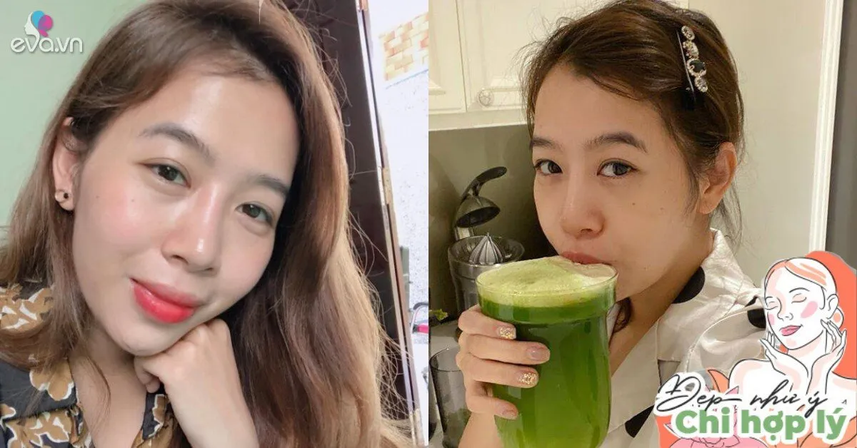 Sự thay đổi tích cực của làn da sau một thời gian kiên trì thải độc tự nhiên