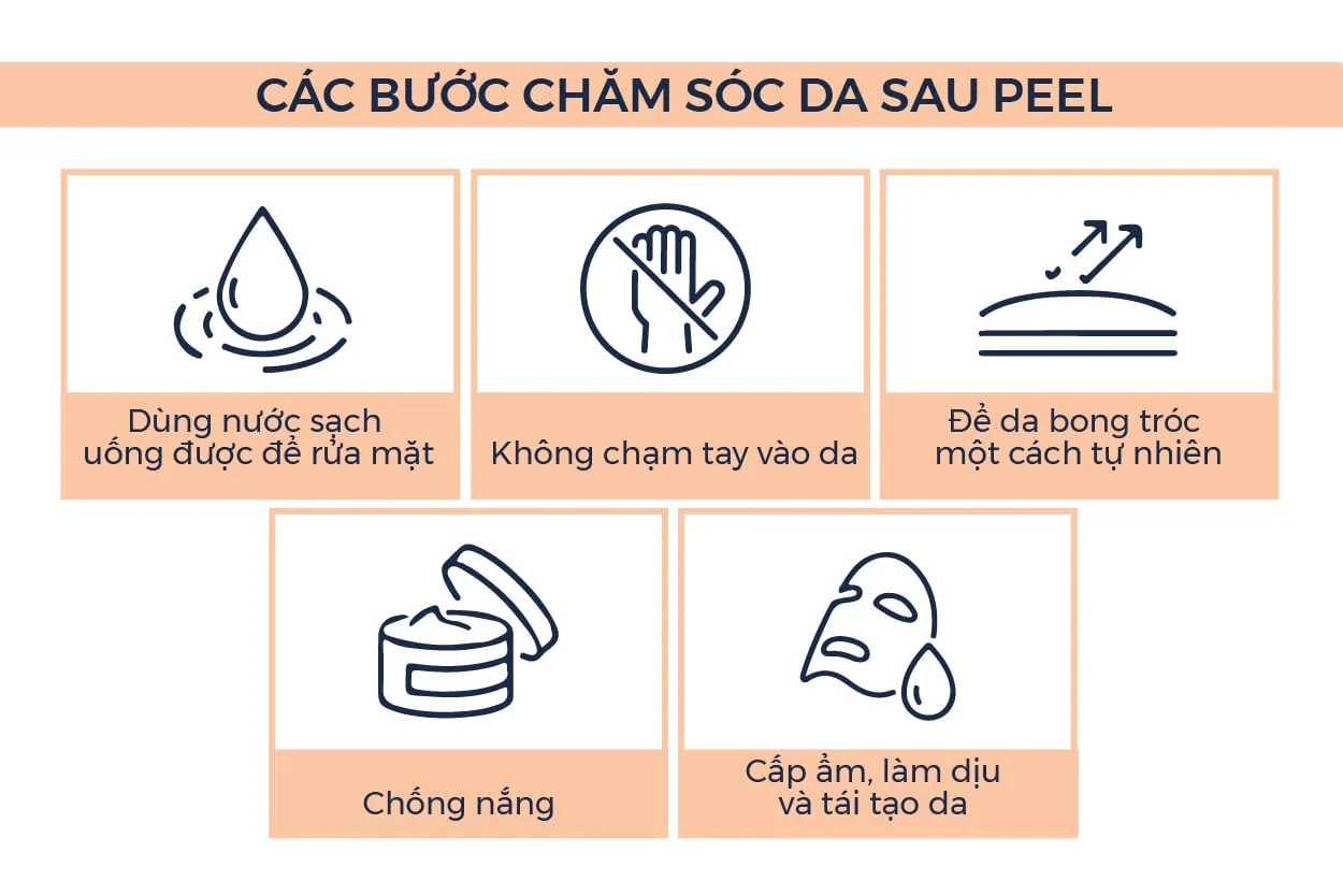 Kết hợp máy xông hơi mặt và peel da mang lại hiệu quả vượt trội cho làn da