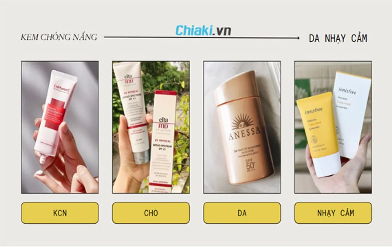Mỗi loại da cần một công thức dưỡng ẩm và chống nắng chuyên biệt