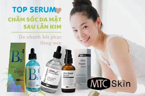 serum-phuc-hoi-da-sau-lan-kim-1 Thoa serum ngay sau khi lăn giúp dưỡng chất thẩm thấu sâu hơn gấp nhiều lần