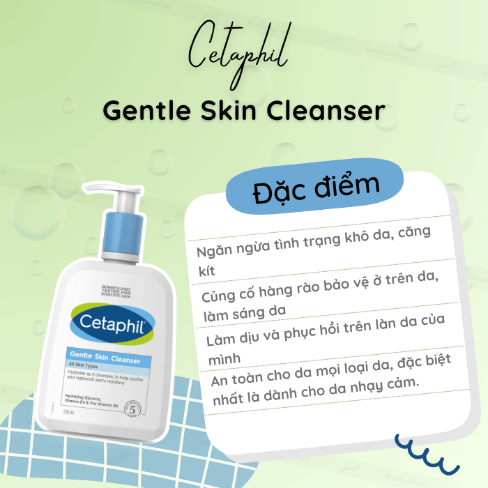 sua-rua-mat-ph-55-cetaphil Sản phẩm làm sạch chứa lợi khuẩn tuân thủ tiêu chuẩn pH sinh lý 55